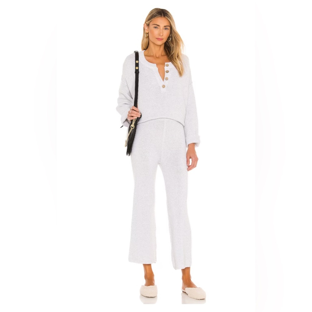 Free People Beach Hailee Sweater Set In Ivory Healther [Sz. XS]